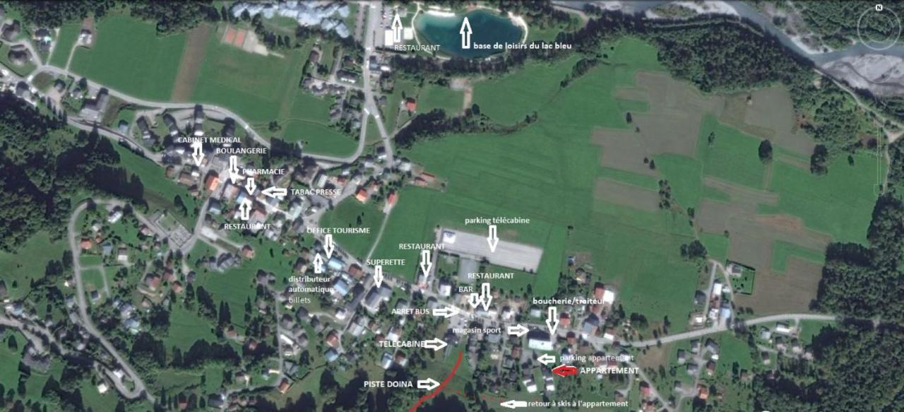 Le Gypaete Apartman Morillon Kültér fotó